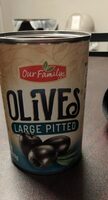 Large Pitted Black Olives