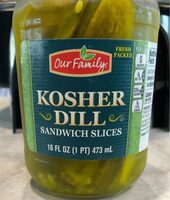 Kosher Dill Sandwich Slices