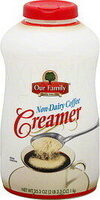 Creamy original coffee creamer