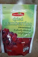 Dried cranberries