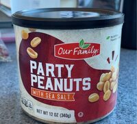 Party Peanuts with sea salt