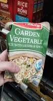 Garden vegetable 90 second rice with peas, carrots & corn, garden vegetable