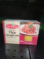 Our Family Pot Sized Thin Spaghetti