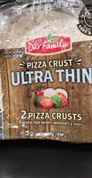 Ultra thin pizza crust