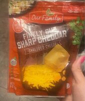 Finely cut sharp cheddar