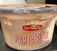 Chocolate & vanilla ice cream