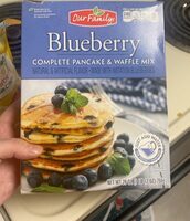 Blueberry complete pancake & waffle mix