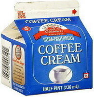 Ultra-Pasteurized Coffee Cream