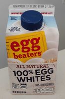 EGG BEATERS 100% Egg Whites, All-Natural Egg Whites, 16 oz., 16 OZ