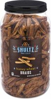 Officesnax shultz honey wheat braided pretzels