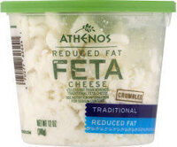 Reduced fat feta cheese