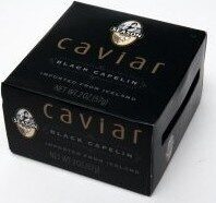 Season black capelin caviar