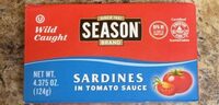 Salt added sardines in tomato sauce