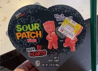 Sour patch kids sour hearts black raspberry