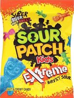 Extreme sour soft chewy candy