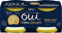 Lemon tart creme dessert