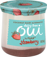 Coconut Dairy Alternative dairy free Oui strawberry