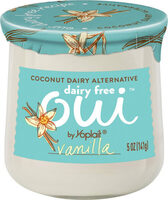 Dairy-free vanilla yogurt