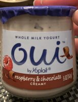 Raspberry chocolate yogurt