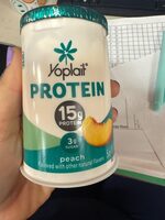 Protein yogurt peach