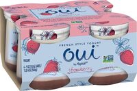 Whole Milk French Style Yogurt strawberry fruit on the bottom