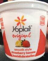 Smooth style strawberry banana