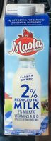 2% Reduced Fat Milk