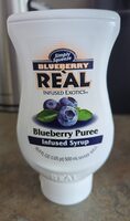 Blueberry Puree Infused Syrup