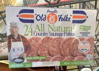 Purnell's \oldfolks\"countrysausagepattiesgravy