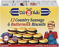12 Country Sausage & Buttermilk Biscuits