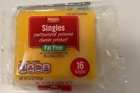 Single pasteurized process cheese product fat free