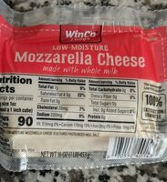 Mozzarella cheese whole milk