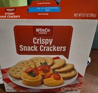 Crispy snack crackers