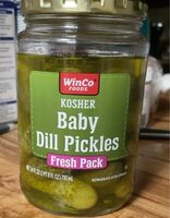 Baby dill pickles