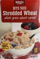 Bite-size shredded wheat