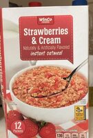 Strawberries & cream instant oatmeal