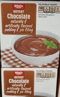Instant chocolate pudding filling