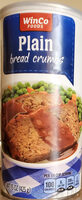 Plain bread crumbs