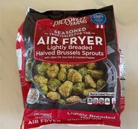 SEASONED VEGETABLES FOR THE AIR FRYER Lightly Breaded Halved Brussels Sprouts