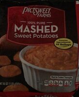 Mashed sweet potatoes
