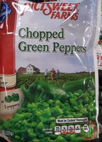 Chopped green peppers