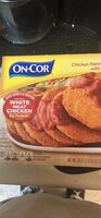 6 Breaded Chicken Parmagliana Patties with Tomato Sauce