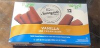 Vanilla ice cream bars