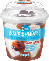 Load'd sundaes bunny tracks ice cream cup