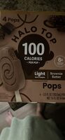 Light Ice Cream Brownie Batter Pops