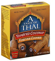 Toasted Coconut Fortune Cookies