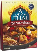 A taste of thai, red curry paste