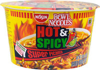 Blazing hot & spicy ramen noodle soup