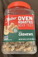 Oven Roasted Never Fried Whole Cashews