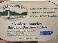Sardine fillet smkd sbnls